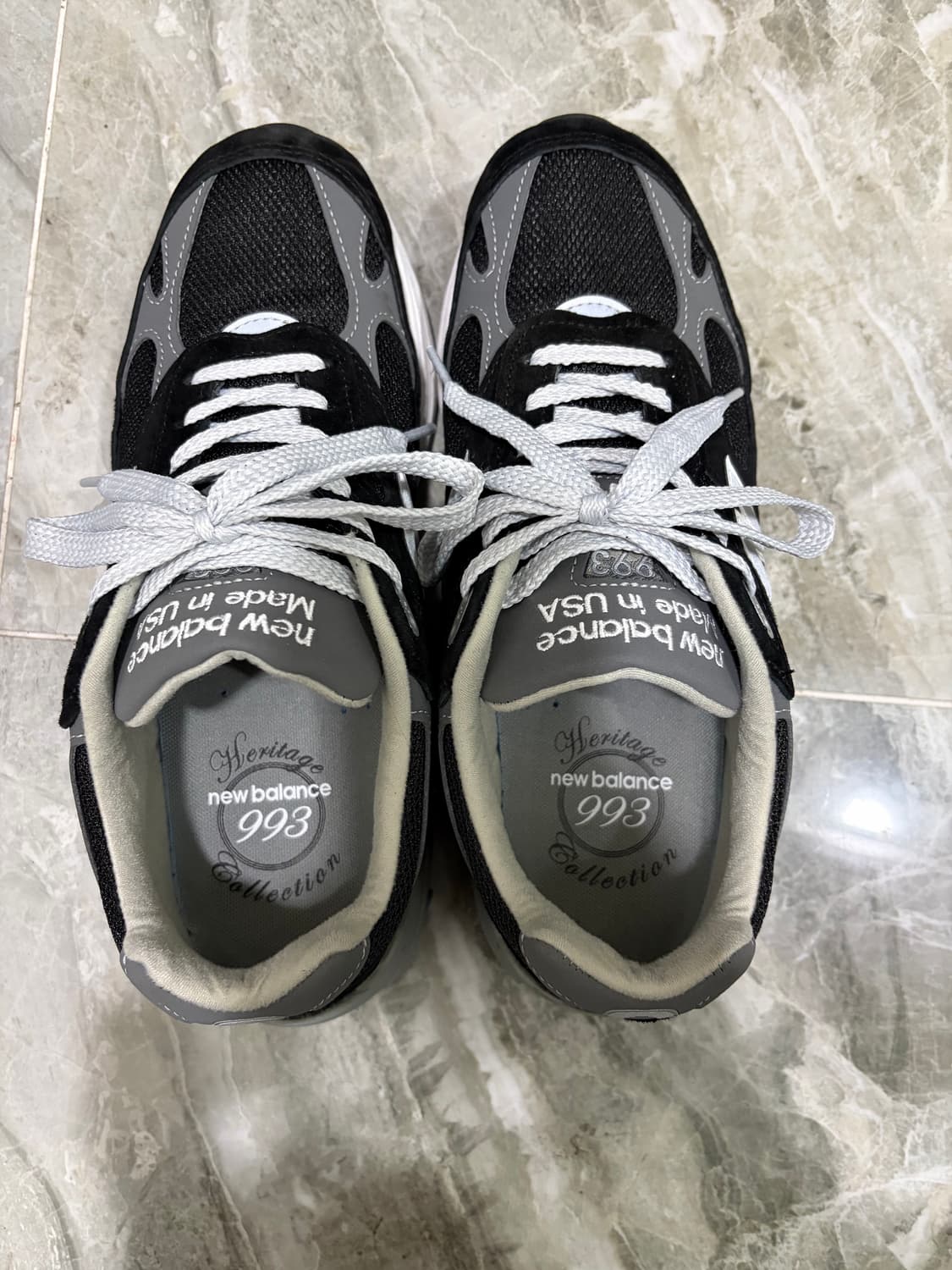 뉴발란스 993 블랙 265 발볼 D 판매합니다 상품이미지4