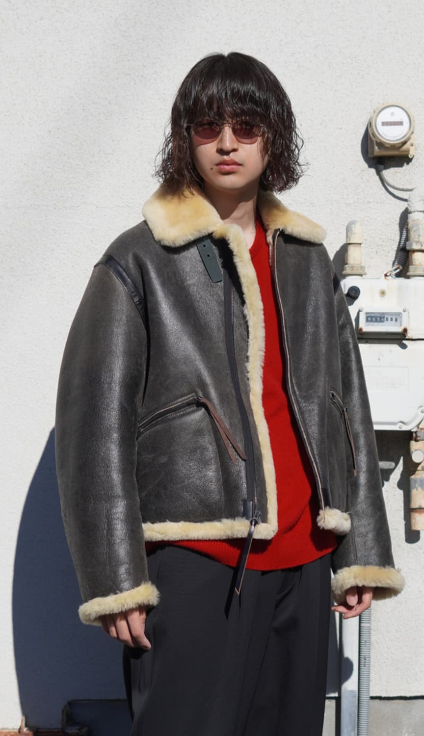 Avirex7522 B-6 무스탕 상품이미지4