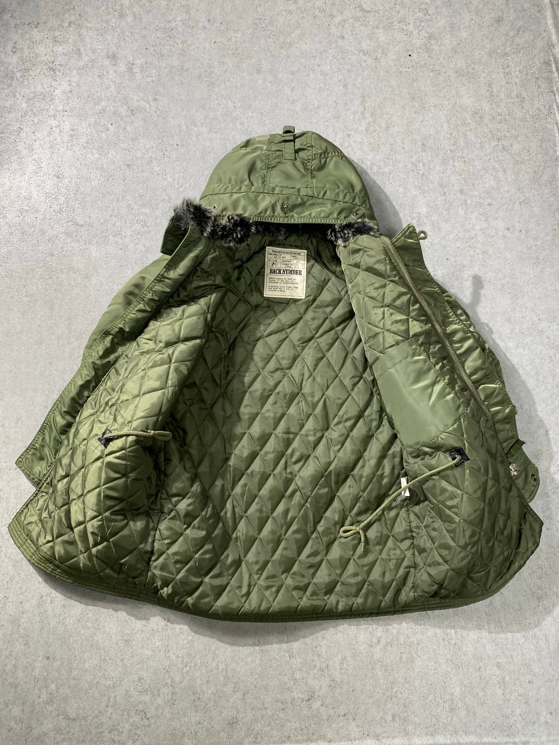 [M] Back Number 백넘버 N3B 밀리터리 파카 상품이미지3