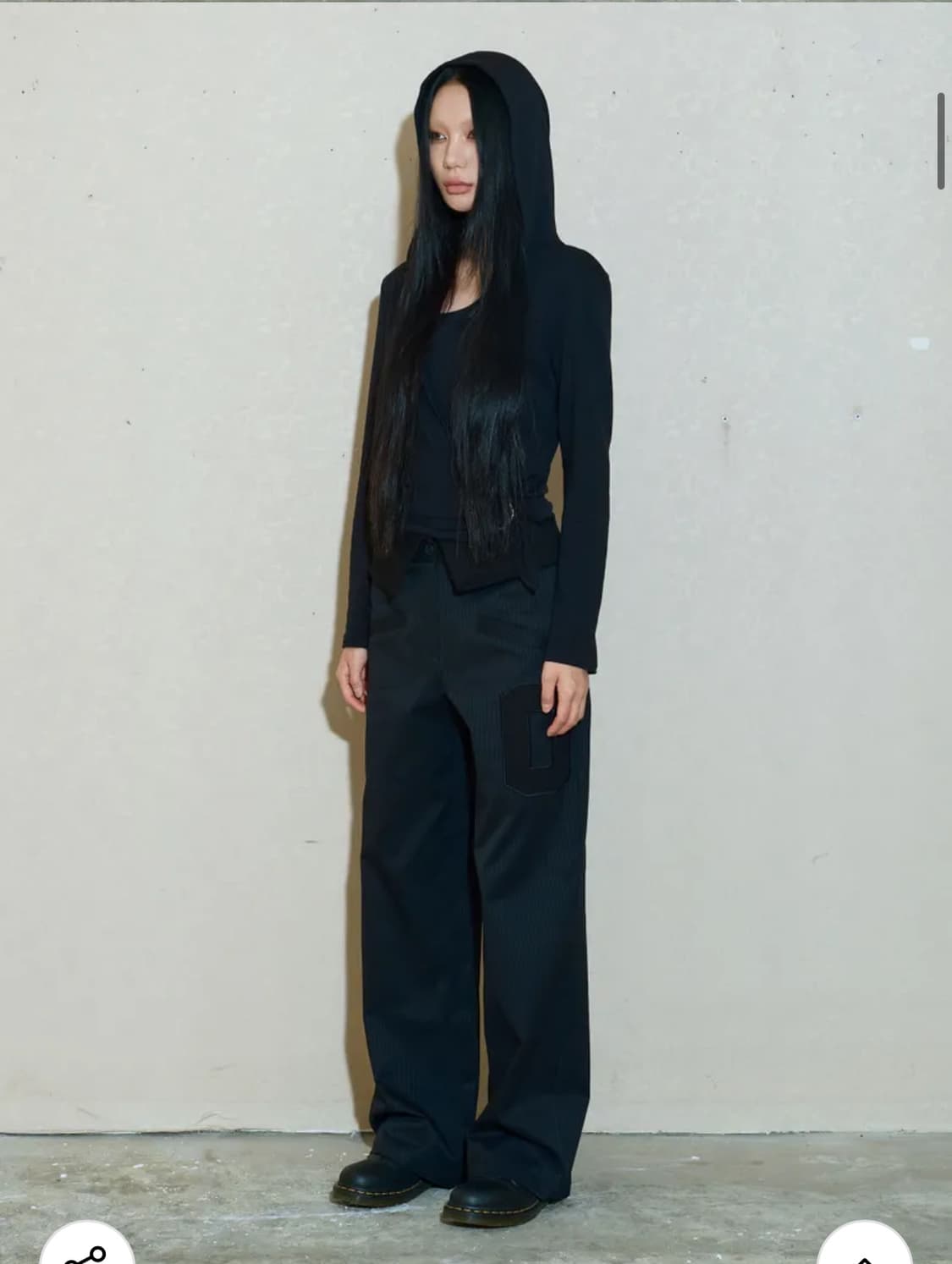 0104 0 APPLIQUE EMBROIDERY TROUSERS 상품이미지1