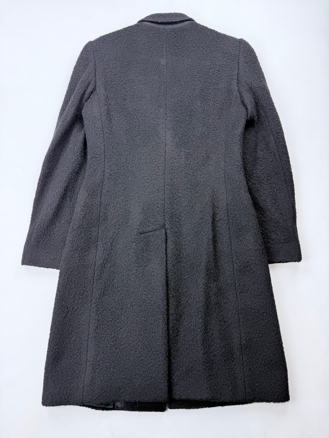 돌체앤가바나 울 모헤어 쓰리버튼 블랙 롱 코트 상품이미지8