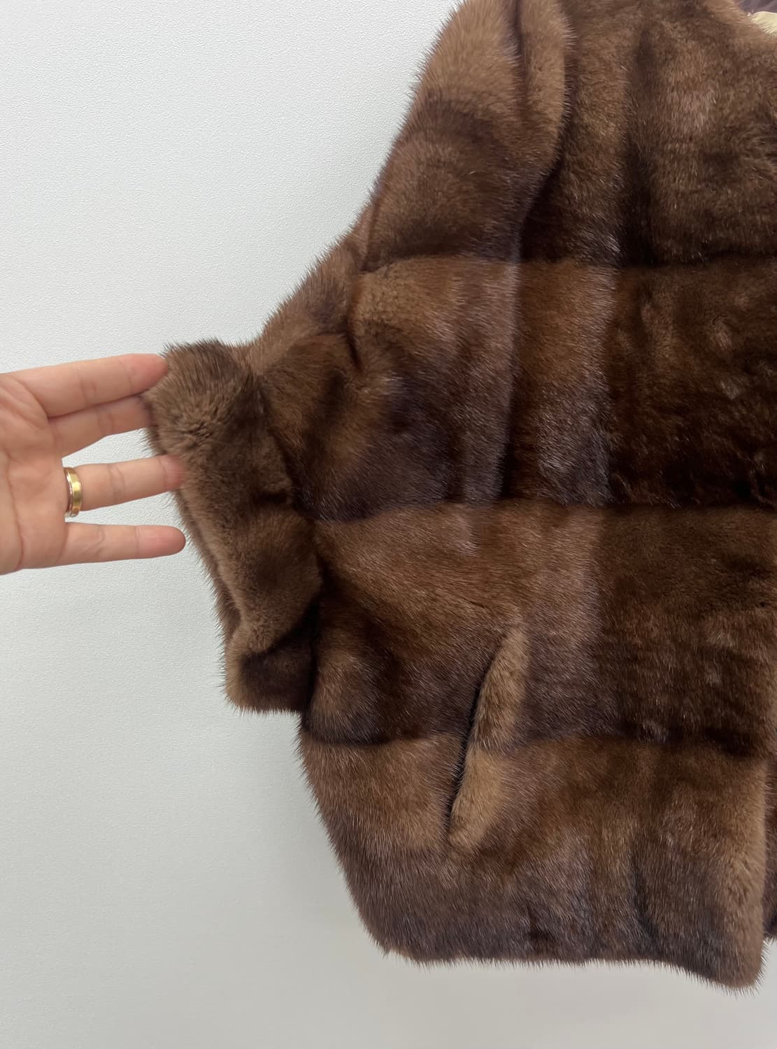 코펜하겐 벨리노 볼레로 가오리 밍크 자켓(정품) 상품이미지6