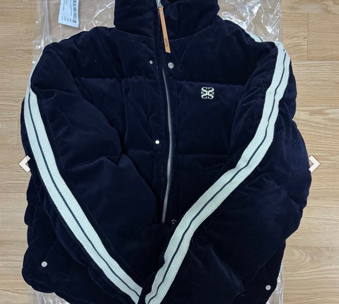 세터 로턴 코듀로이 다운패딩 네이비 상품이미지3