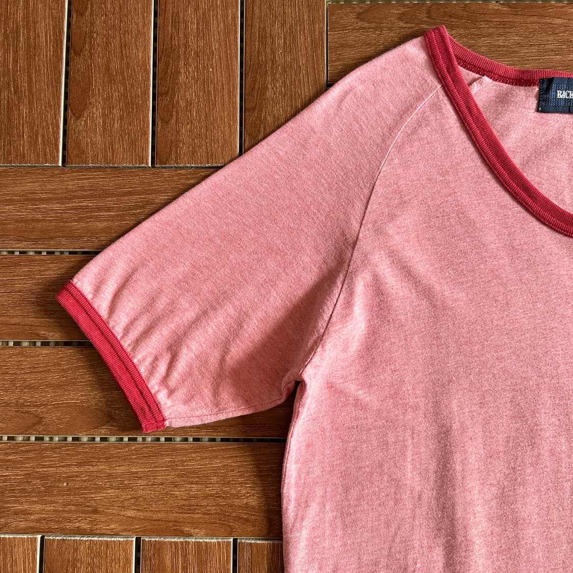 Back Number cotton ringer 1/2 tee 상품이미지3