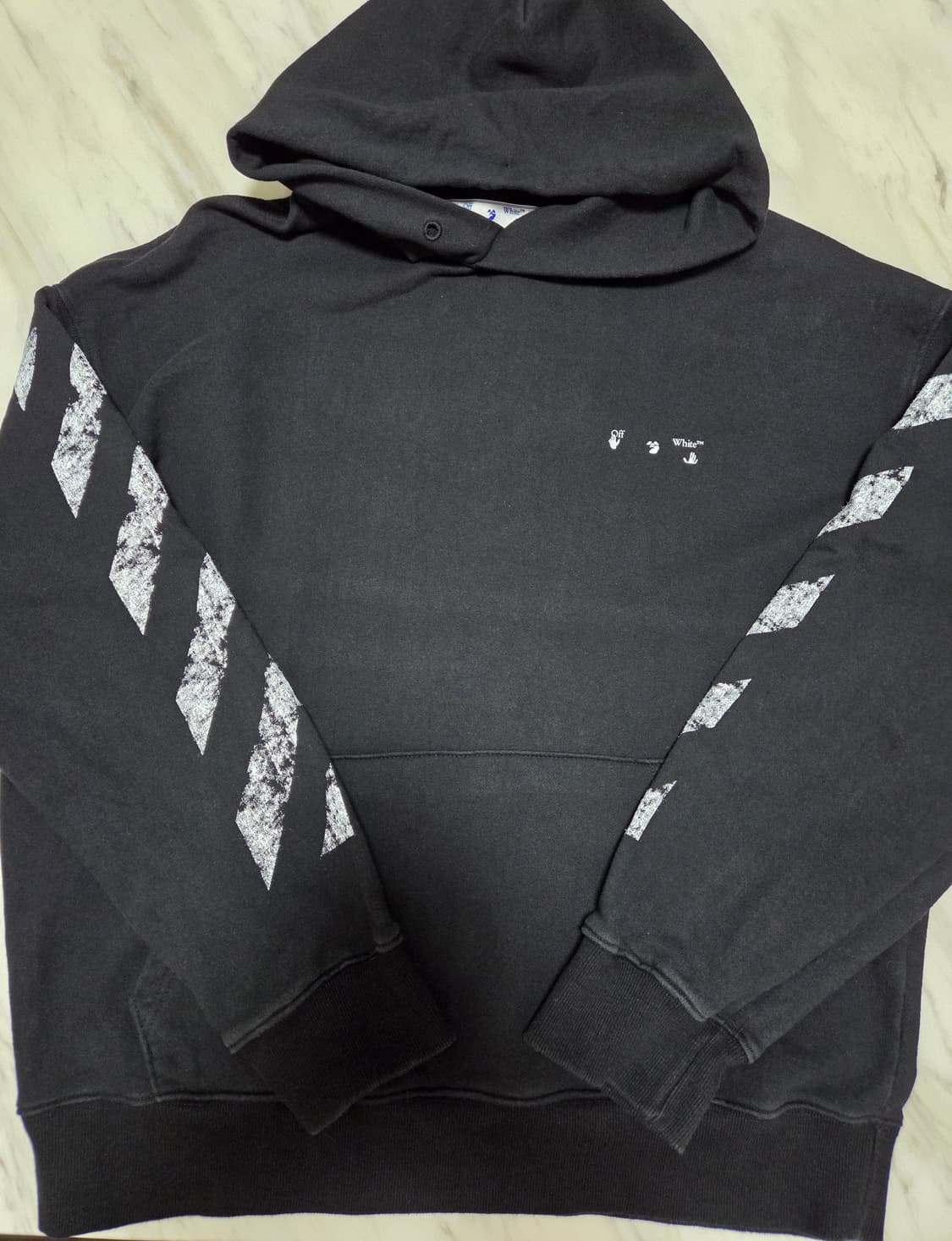 오프화이트 애로우 프린트 후드티 상품이미지2