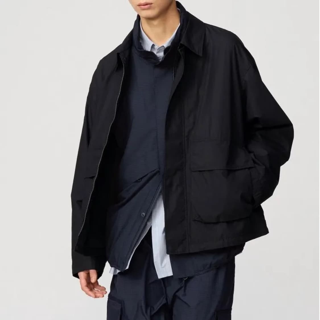 유니클로 코튼쇼트블루종 M 상품이미지1