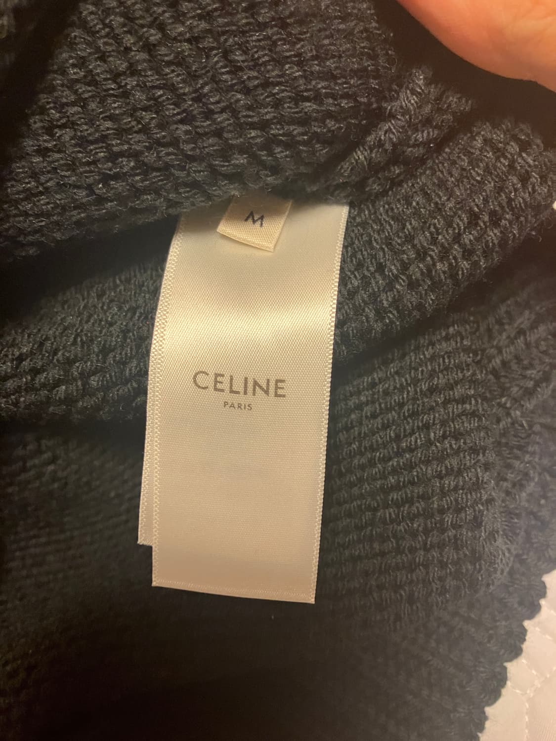 셀린느 뷔 삐에로 니트 블랙 M 상품이미지4