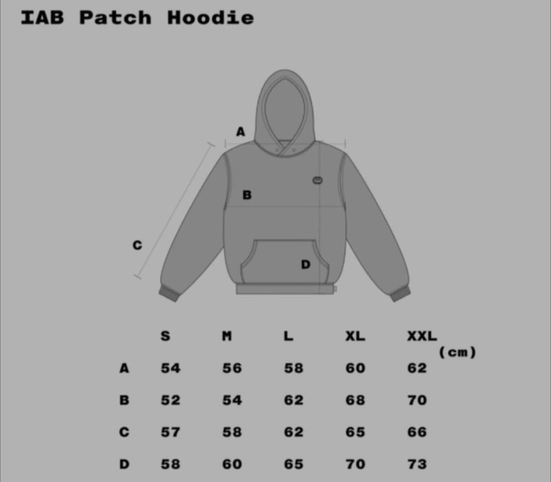 IAB 아이앱 패치후드티 마젠타 M 상품이미지3