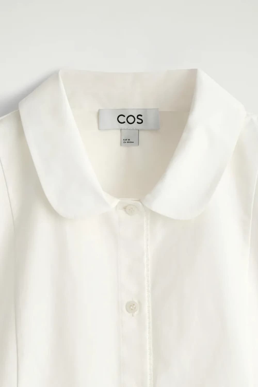 Cos 커브드 칼라 코튼 포플린 셔츠 상품이미지3