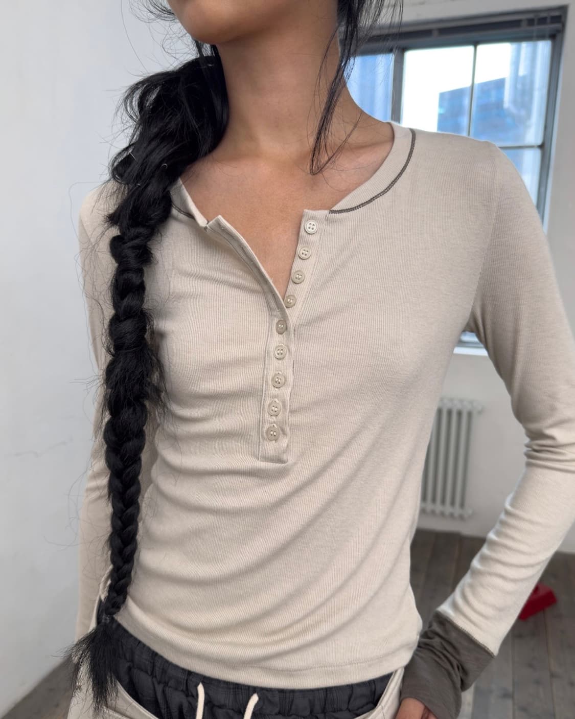 포르테나 porterna long sleeve 롱슬리브 티셔츠 상품이미지4