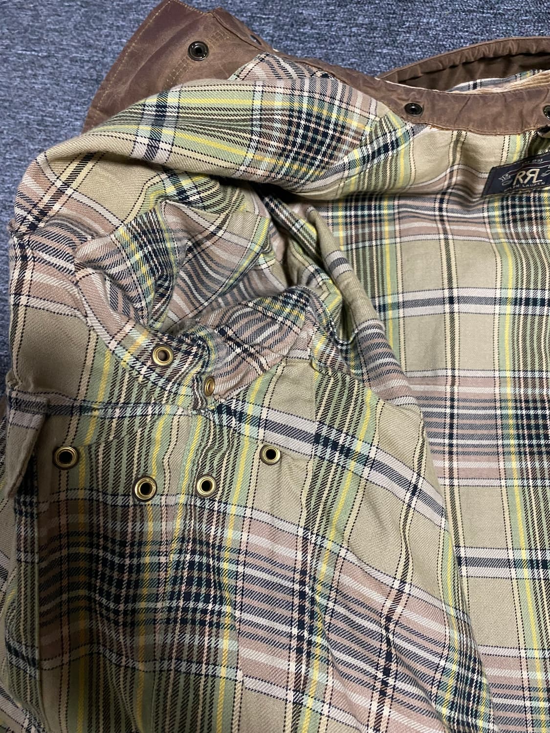 [명작] RRL Collins oilcloth jacket 왁스 자켓 상품이미지8