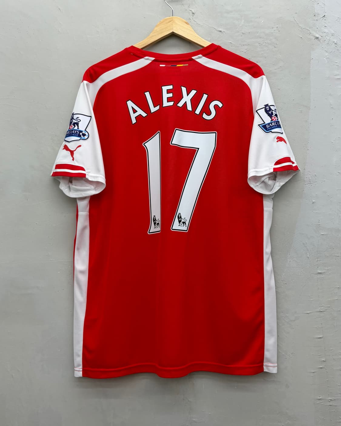 퓨마 14-15 아스날 홈 리그.ver No.17 알렉시스 산체스 상품이미지1