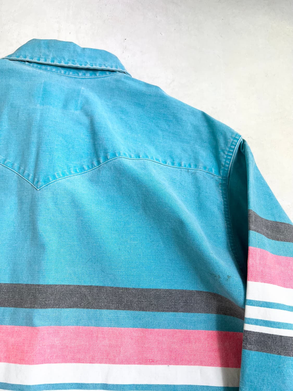 80’s ~ 90’s 빈티지 랭글러 스트라이프 셔츠 상품이미지7