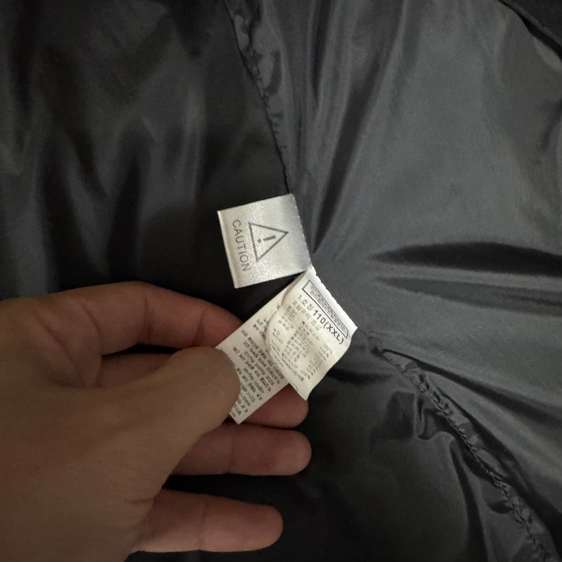 노스페이스 구스다운 패딩조끼 110사이즈 상품이미지3