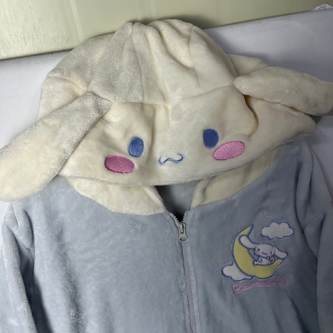 [Sanrio] 산리오 시나모롤 플리스 퍼 후드집업 상품이미지2