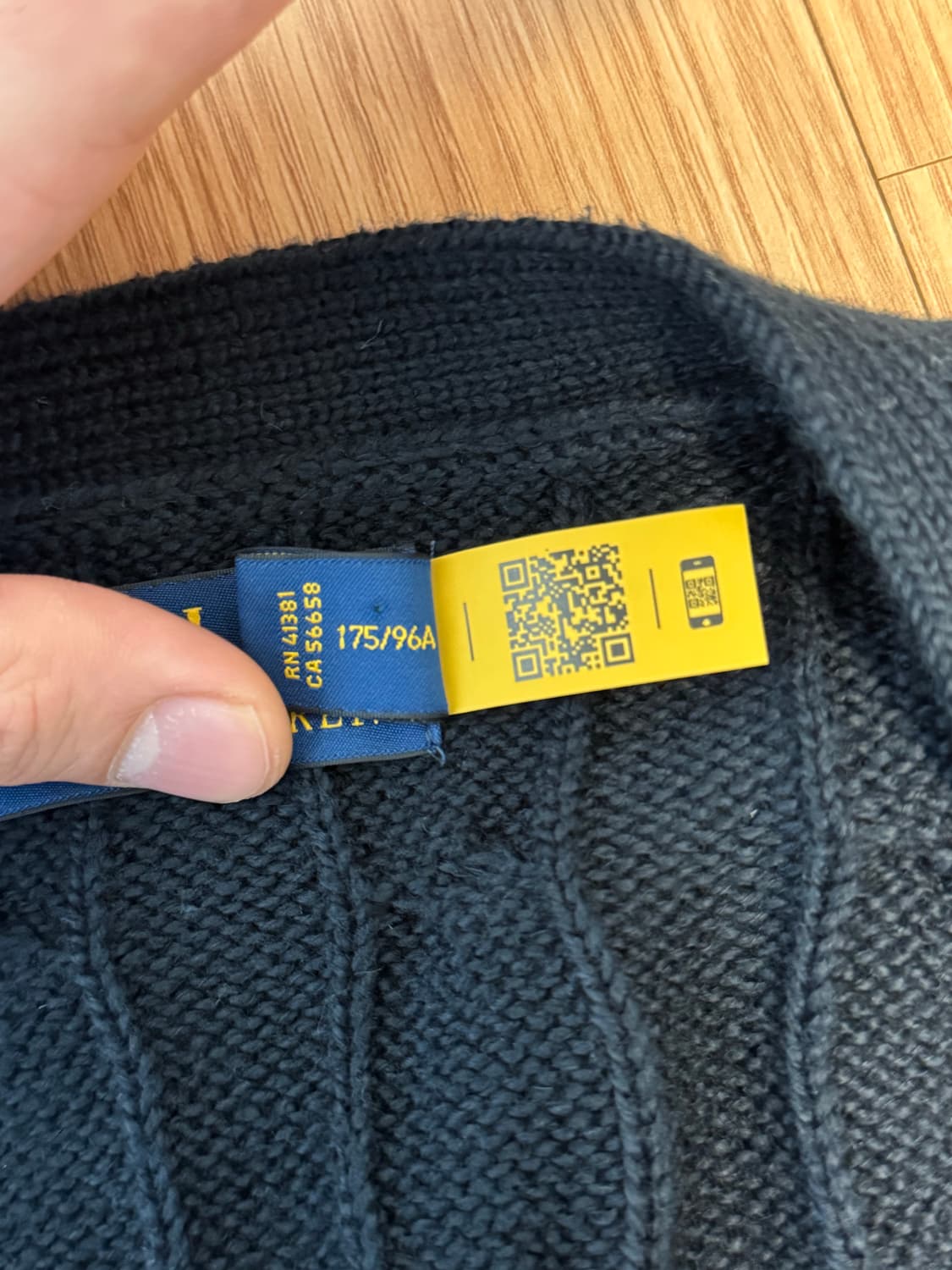 [남성 M] 폴로 랄프로렌 케이블 가디건 네이비 상품이미지4