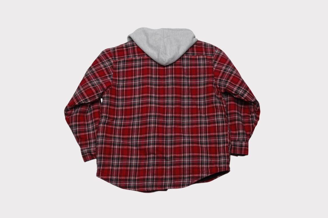 [L] 무스크릭 후드 플란넬 셔츠 자켓 상품이미지7