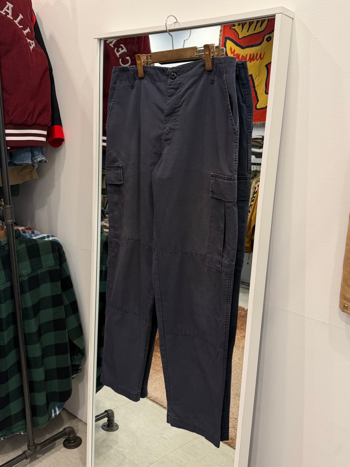 90s Camco 밀리터리 립스탑 BDU 필드 팬츠 (34-37) USA 상품이미지1