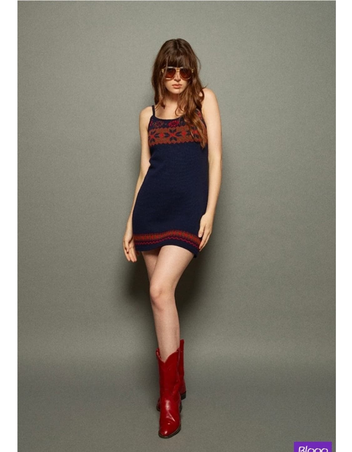 인스턴트펑크 원피스+가디건세트 상품이미지6