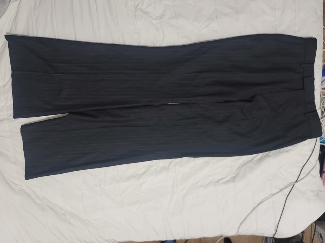 엘무드 플레어 슬랙스 핀스트라이프 44 상품이미지2