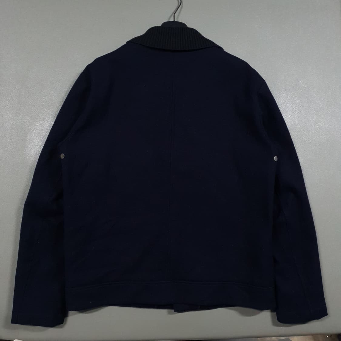 실측 XL) 조르지오 아르마니 고급 카센티노 울 블루종 자켓 상품이미지9