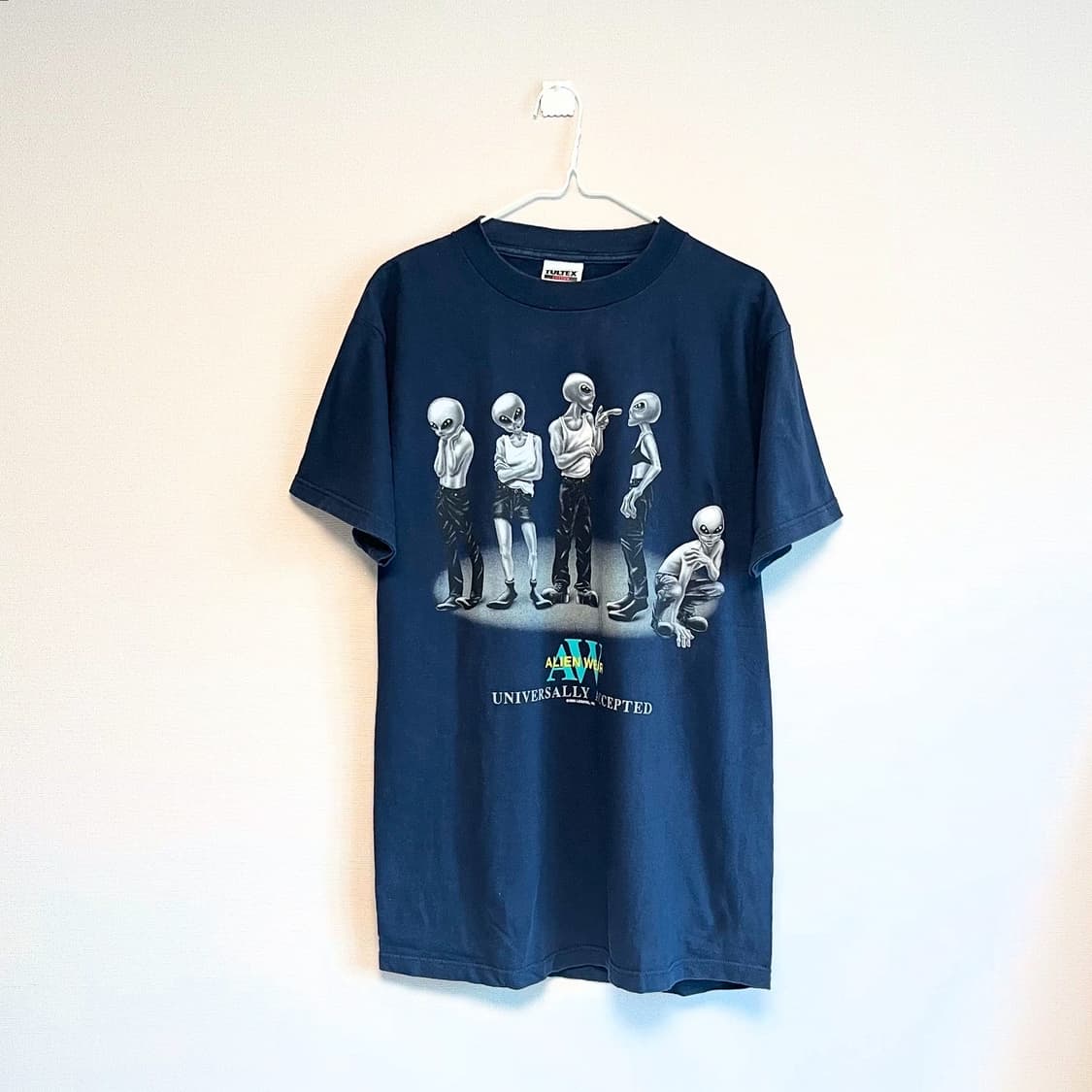 90s 빈티지 외계인 그래픽 아트웍 티셔츠 상품이미지1