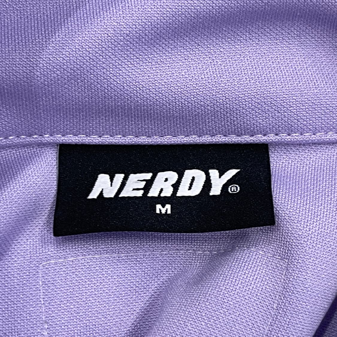 NERDY 널디 라이트퍼플 라벤더 트랙탑 져지 자켓 M 상품이미지3