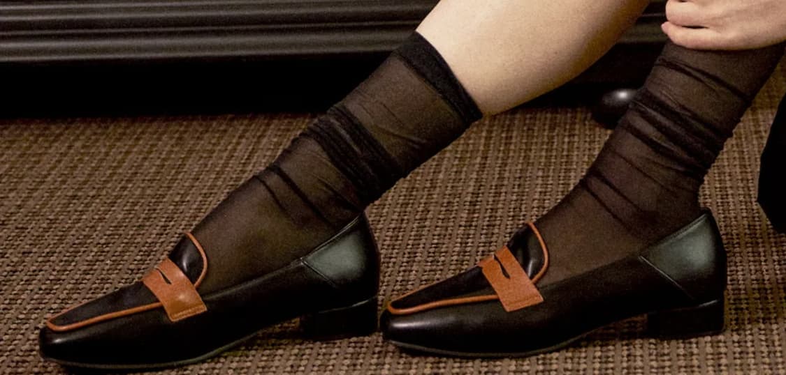 세스띠 컬러 투톤 페니로퍼 250 블랙  상품이미지2