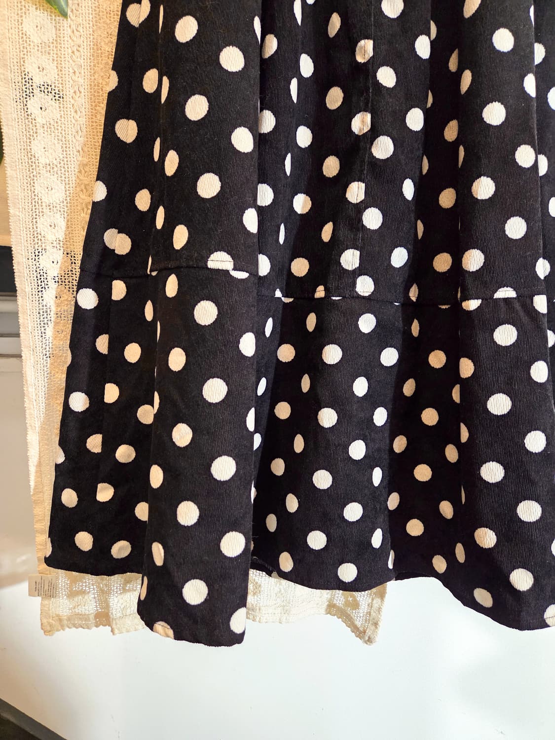 도트 코듀로이 롱스커트 상품이미지4