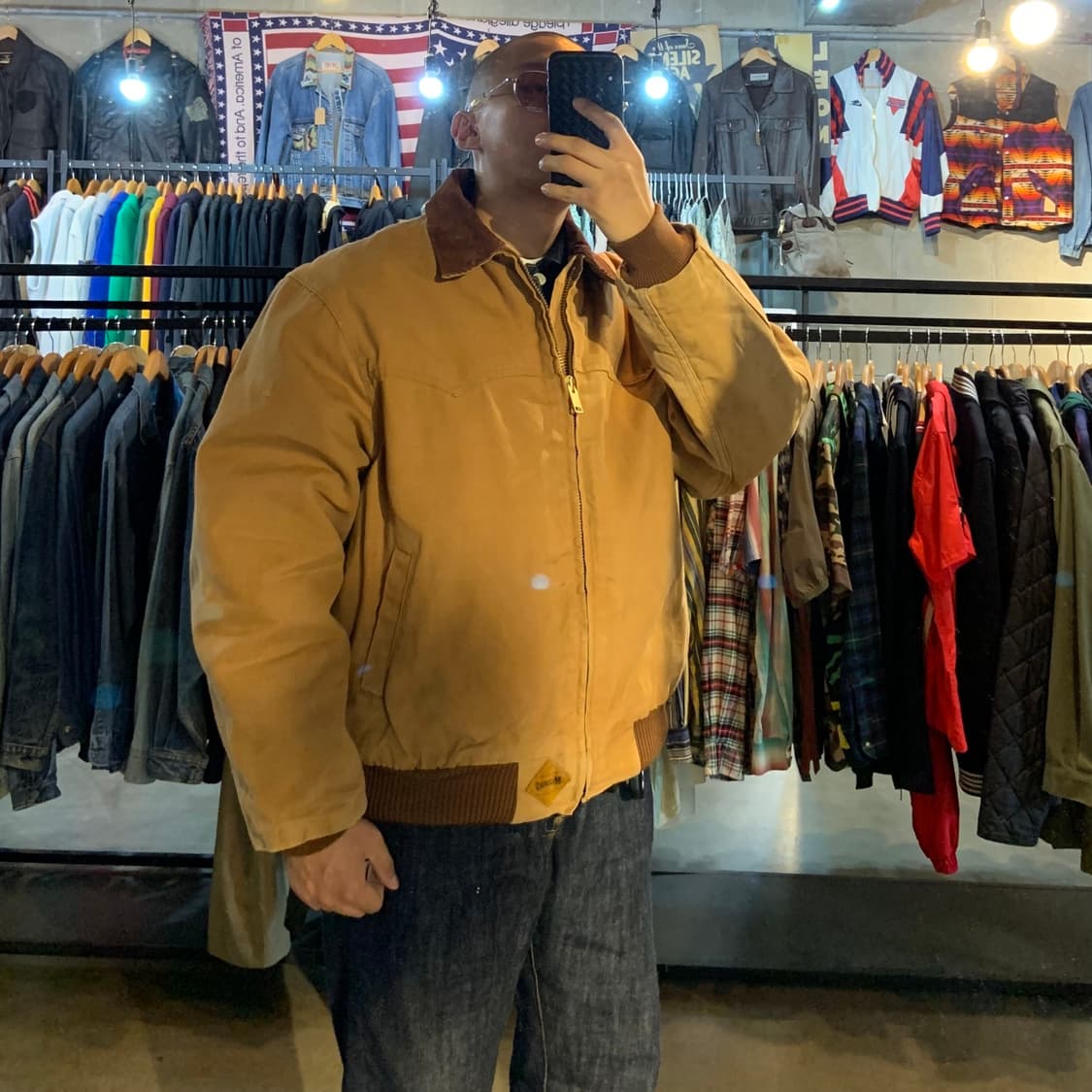 USA 묠스킨 헤비 캔버스 산타페 워크 자켓 XXL 상품이미지1