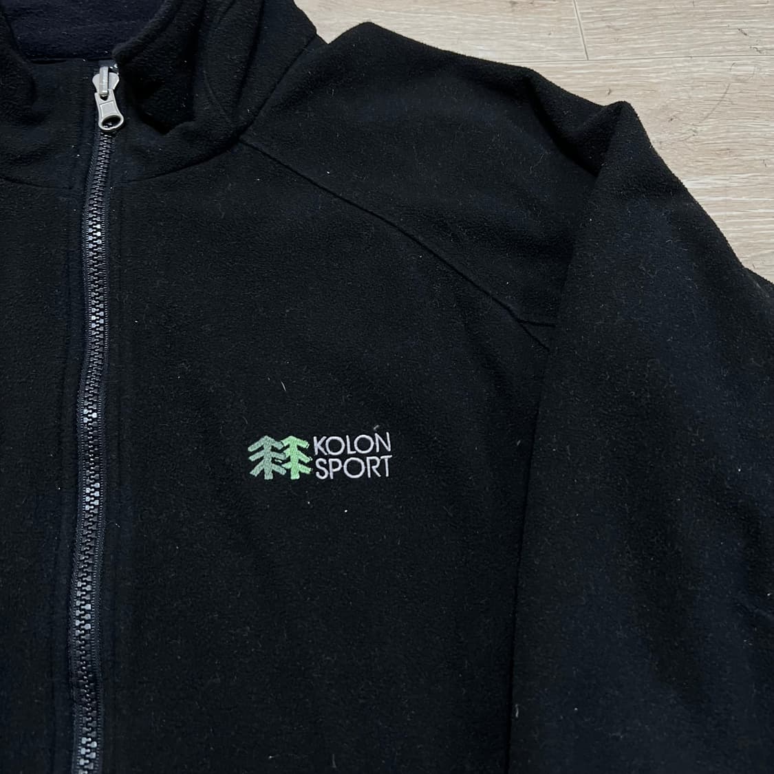 코오롱 스포츠 윈드스토퍼 후리스 플리스 자켓 [블랙] M/95 상품이미지4