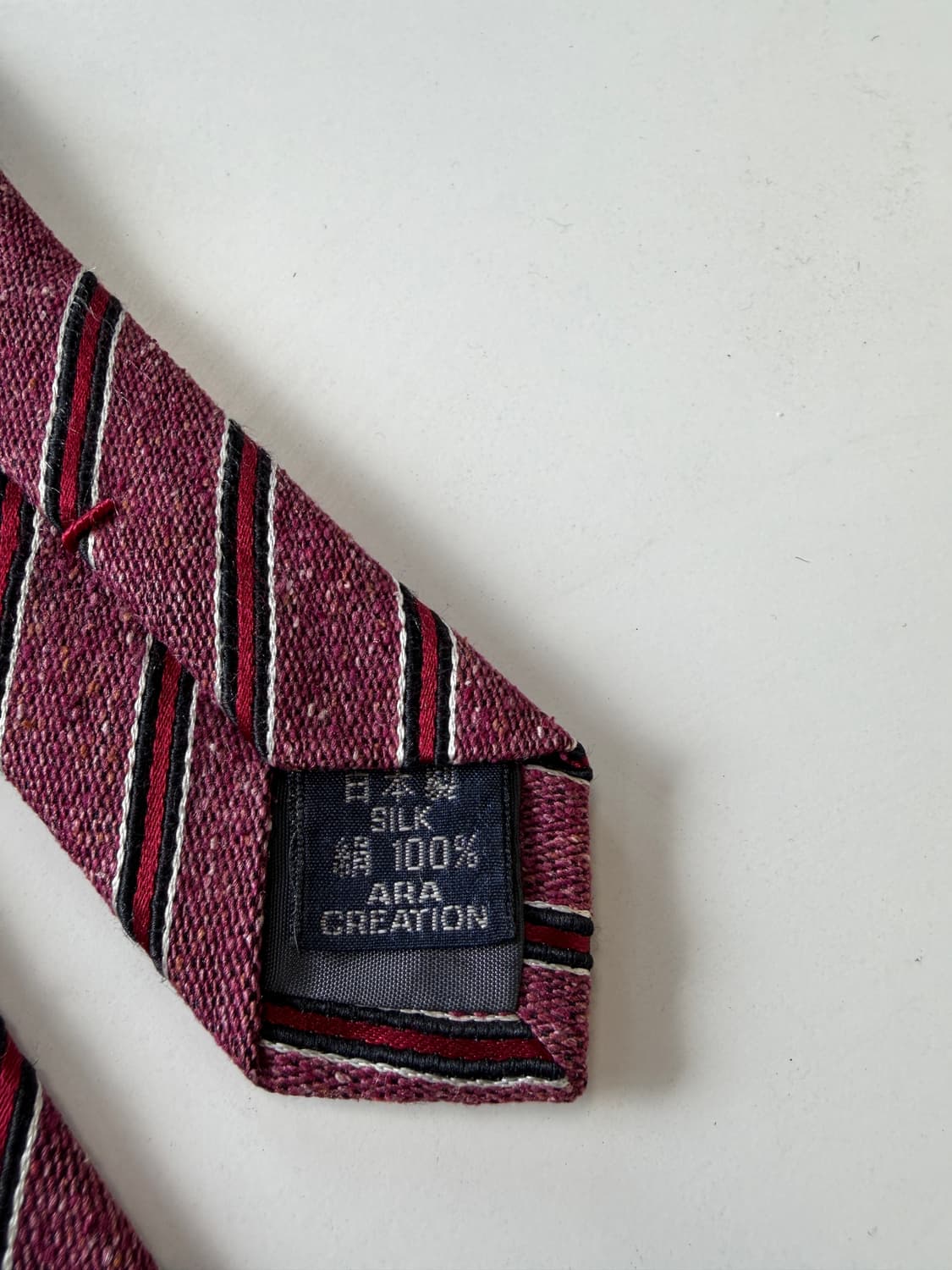 피에르가르뎅(Pierre cardin) 실크 넥타이 9cm 상품이미지6