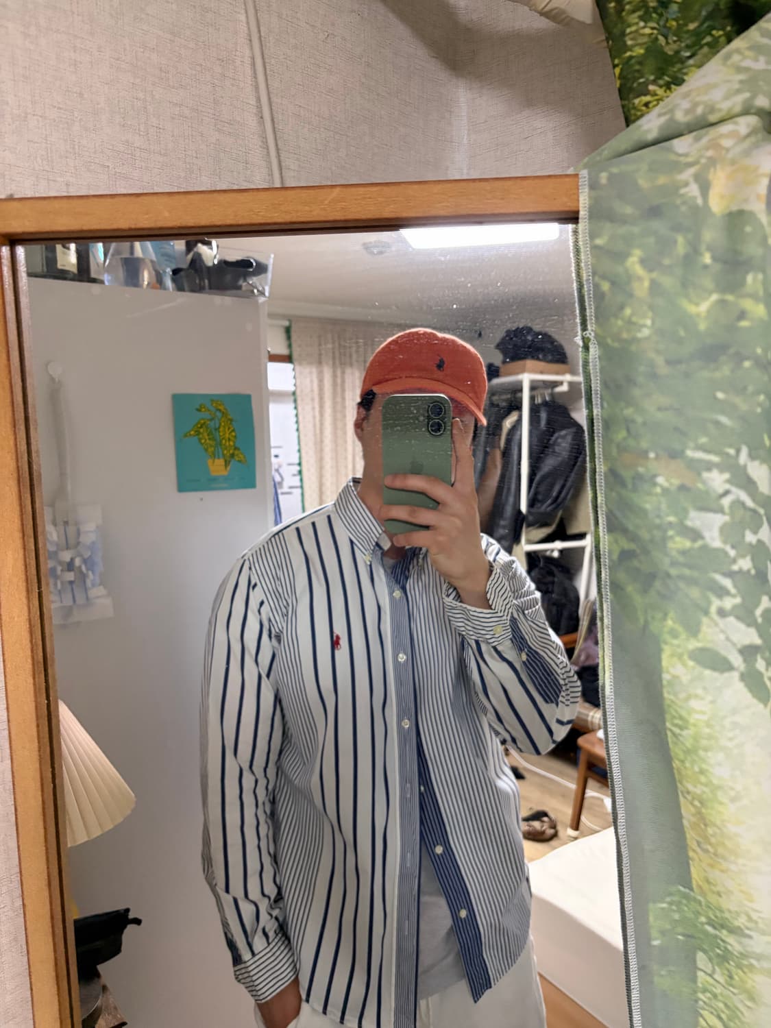 100-105) 폴로 랄프로렌 스트라이프 패턴 포플린 셔츠 상품이미지3