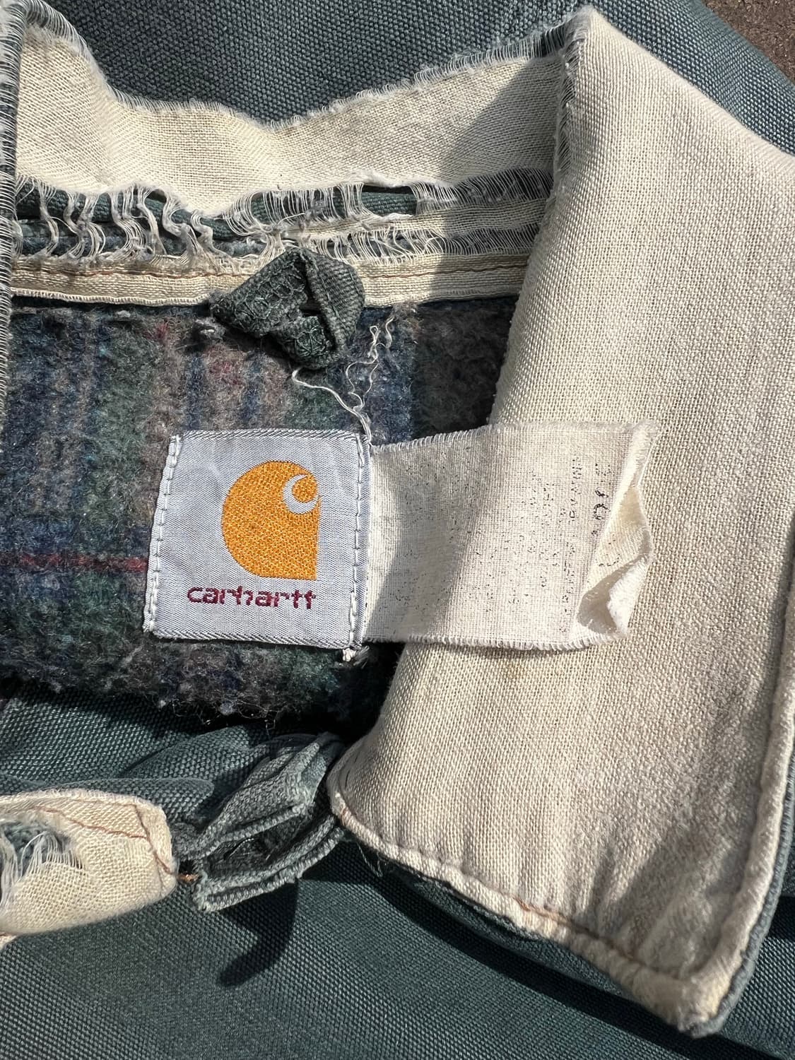 90s 칼하트 초어자켓 모스그린 상품이미지2