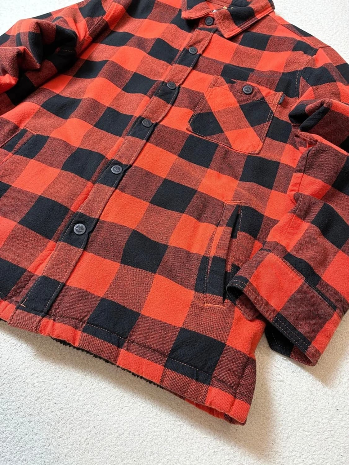 팀버랜드 19ss LS 쉐르파 버팔로 오버셔츠 PN7412 상품이미지4