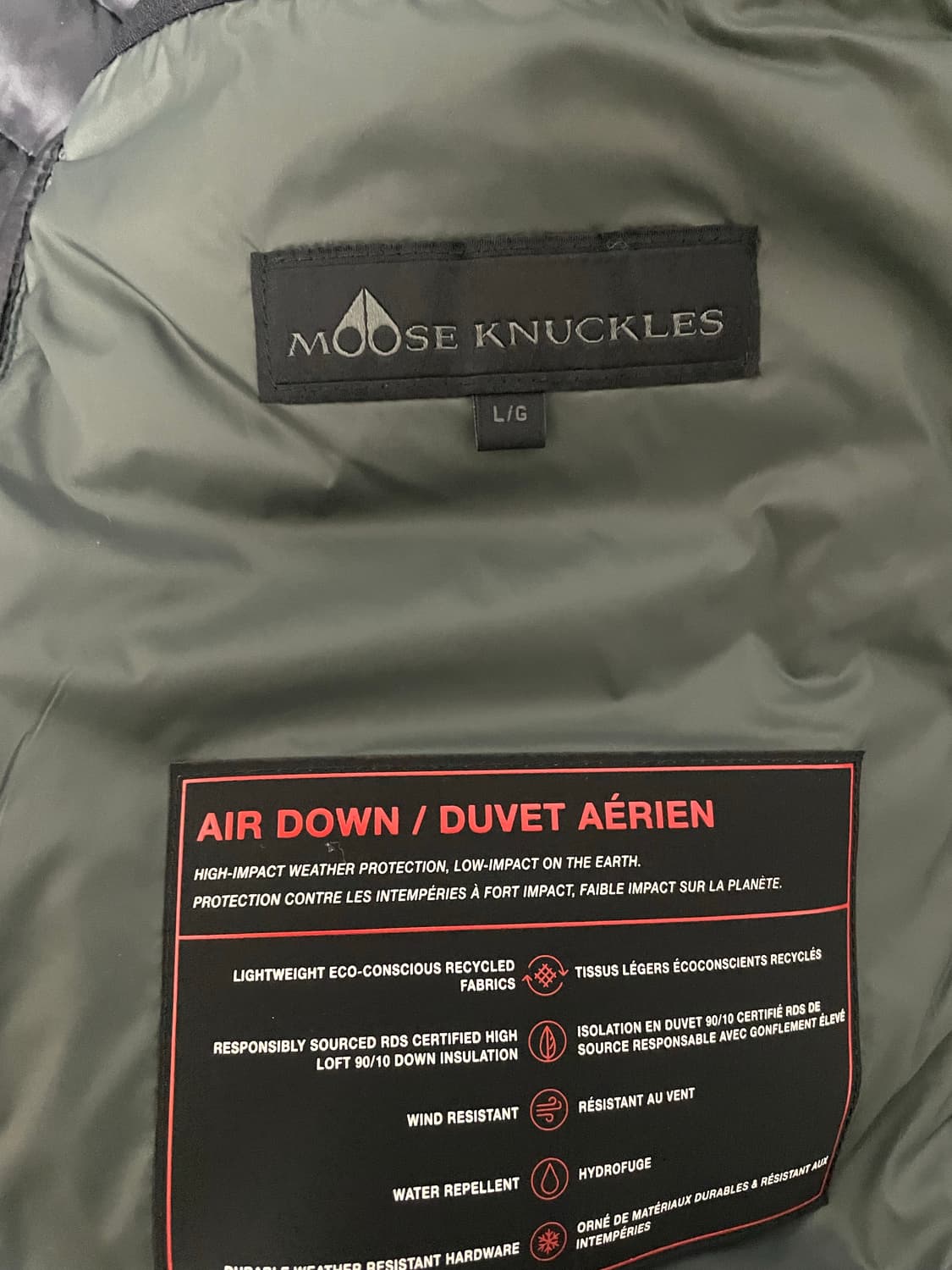 무스너클 경량패딩 상품이미지3