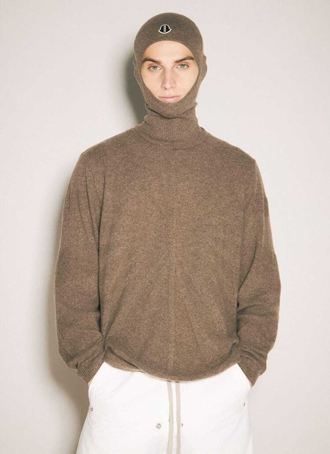 릭오웬스 x 몽클레르 바라클라바/브라운 상품이미지4