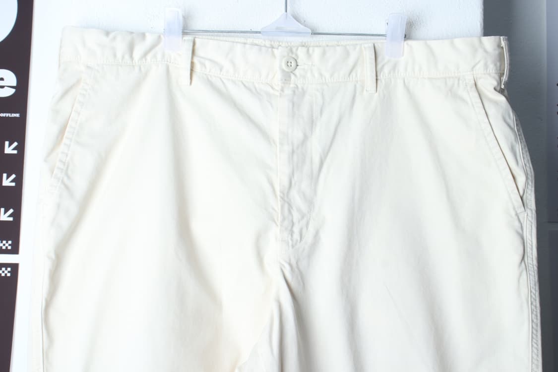 (XL-4XL) 유니클로 반바지 팬츠 빅사이즈 아이보리 면-P9949 상품이미지3