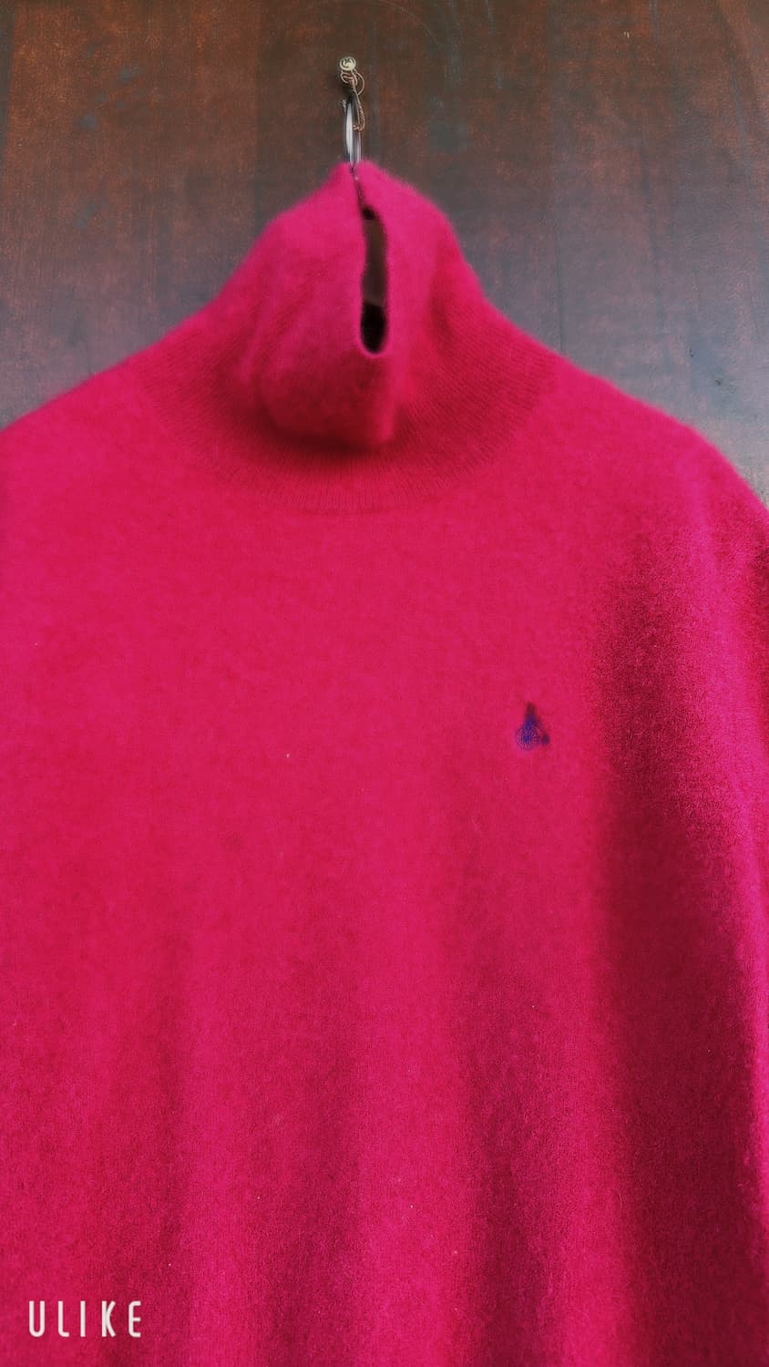 빈폴(Bean Pole) 브랜드의 캐시미어 100% 터틀넥 스웨터. 상품이미지2