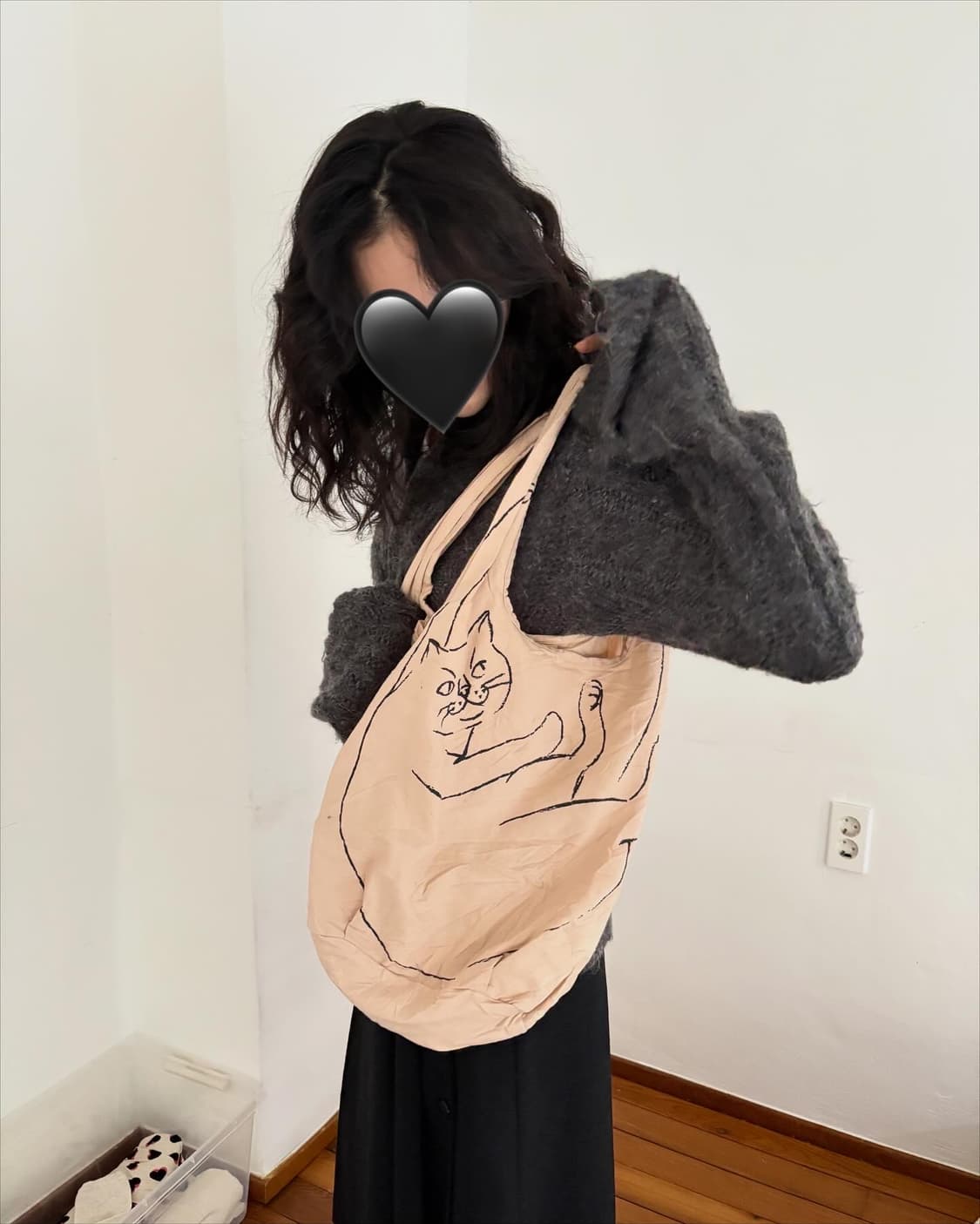 고양이 에코백 상품이미지1