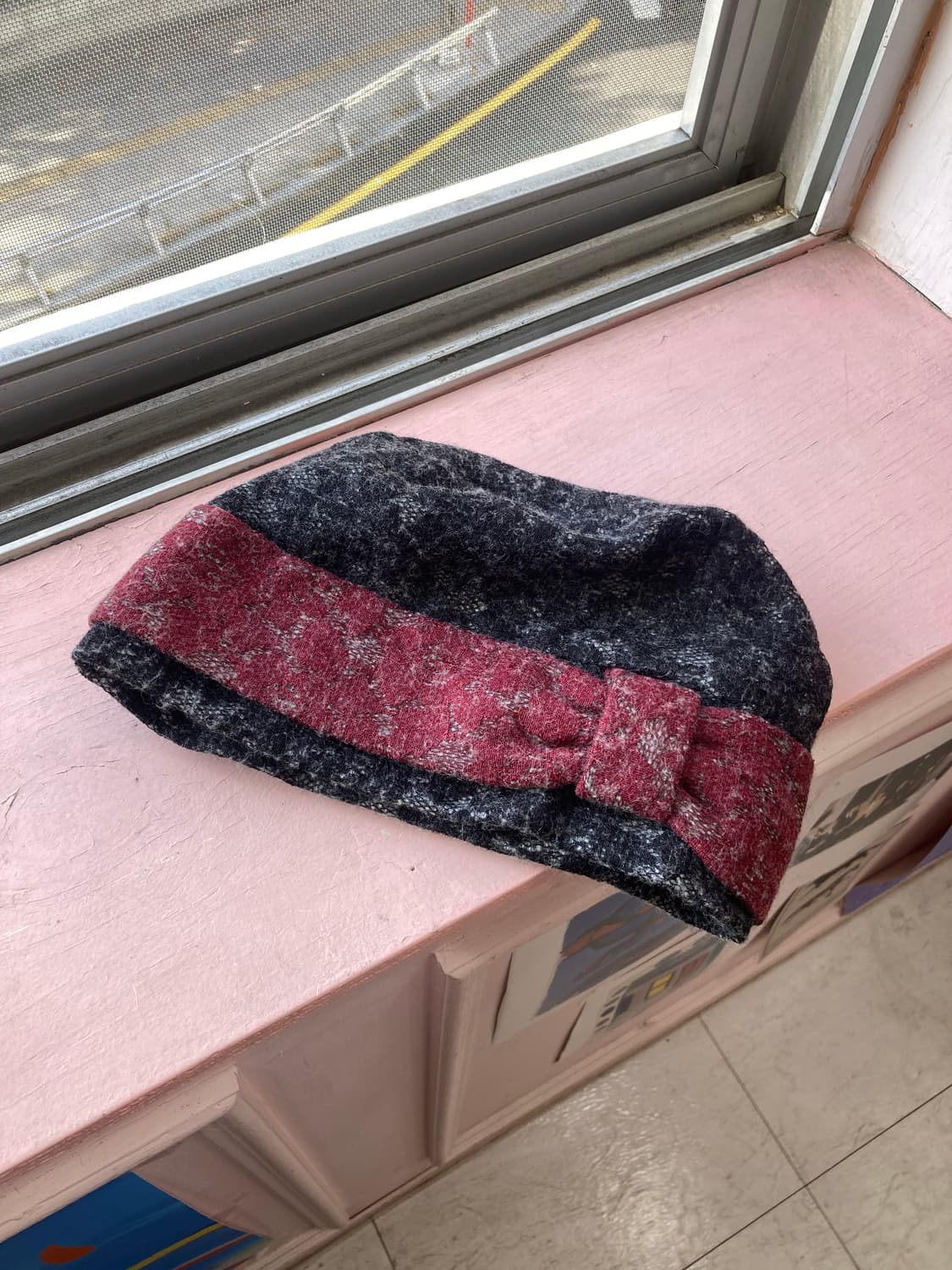 빈티지 리본 버킷햇 상품이미지1