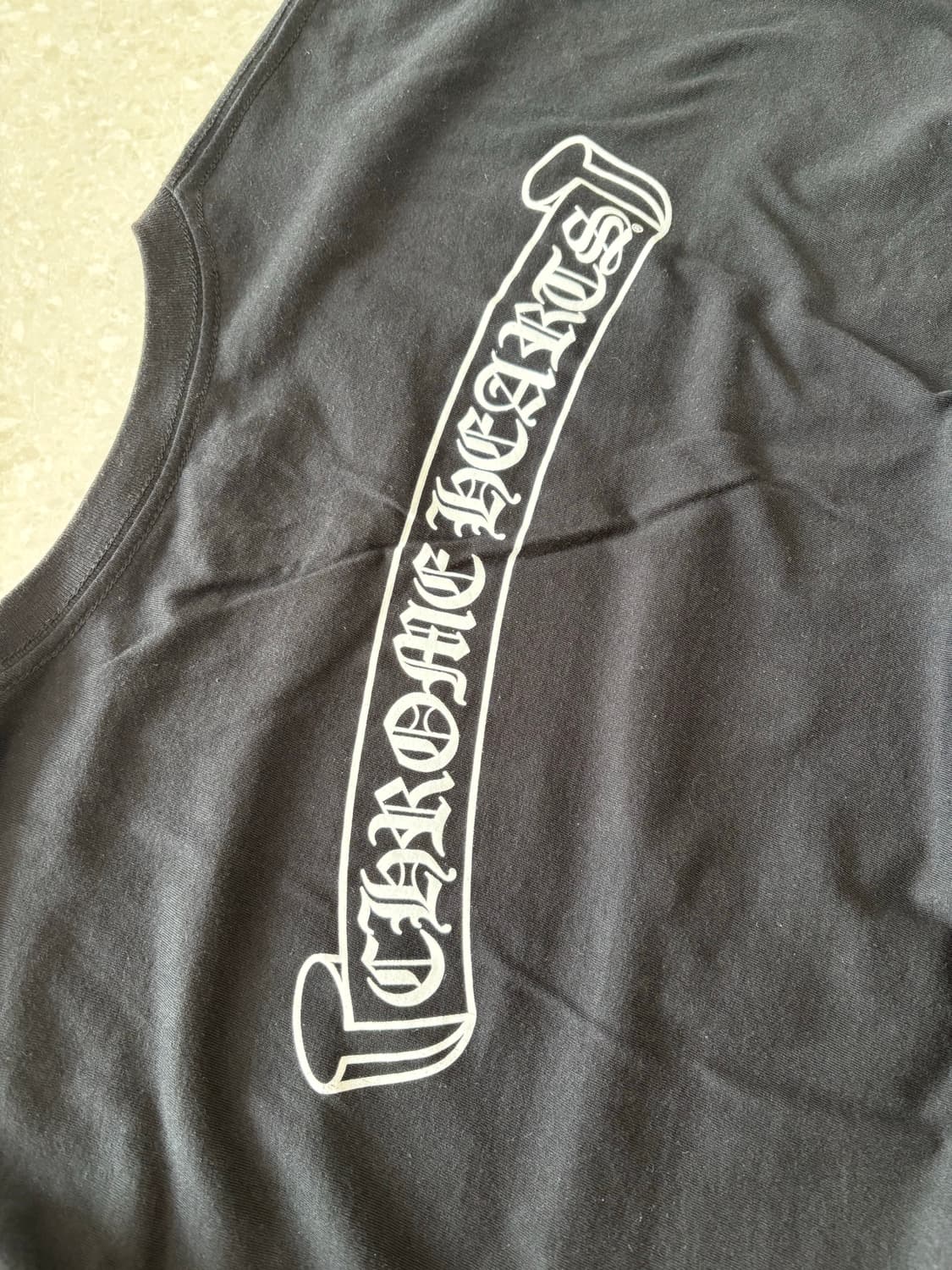 크롬하츠 스크롤라벨 반팔 xxl 상품이미지5