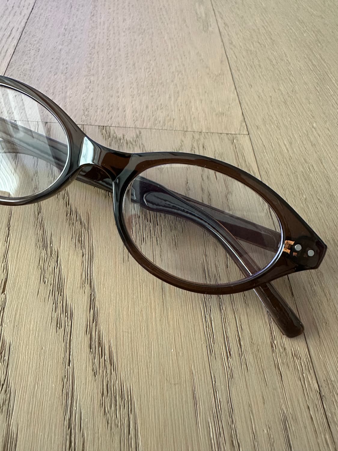 레트로 안경(브라운) 상품이미지3