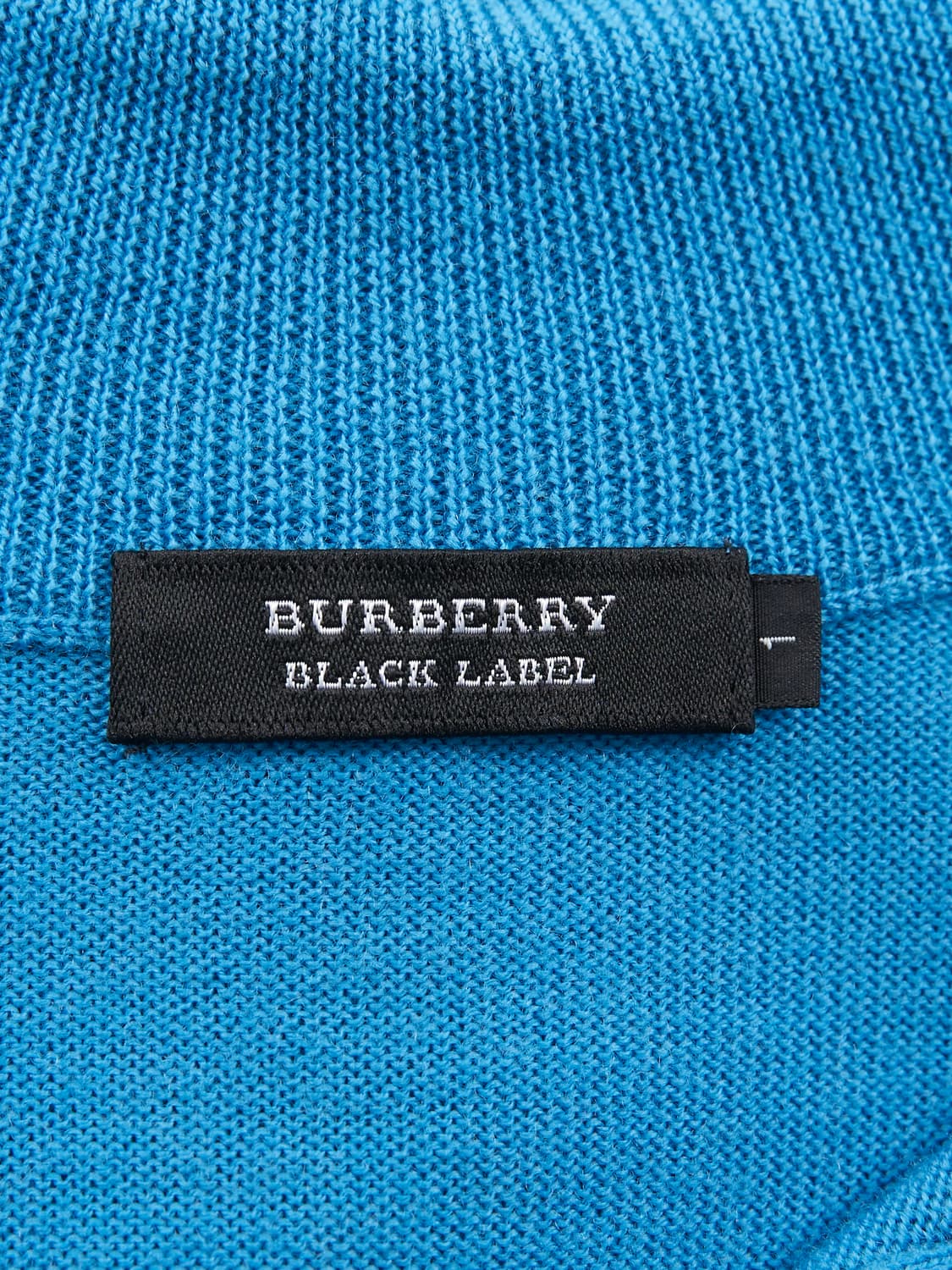 Burberry 블랙라벨 울 카라 스카이블루 가디건 상품이미지6
