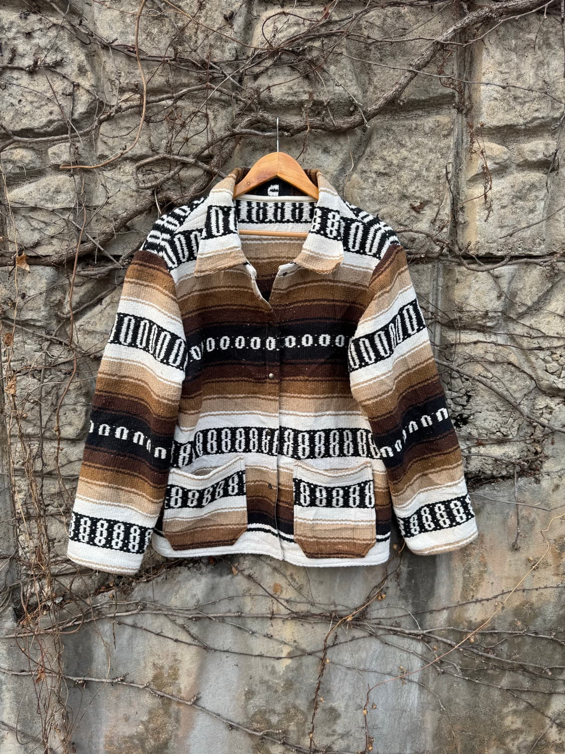 빈티지 멕시코 블랑켓 업사이클 자켓 상품이미지1