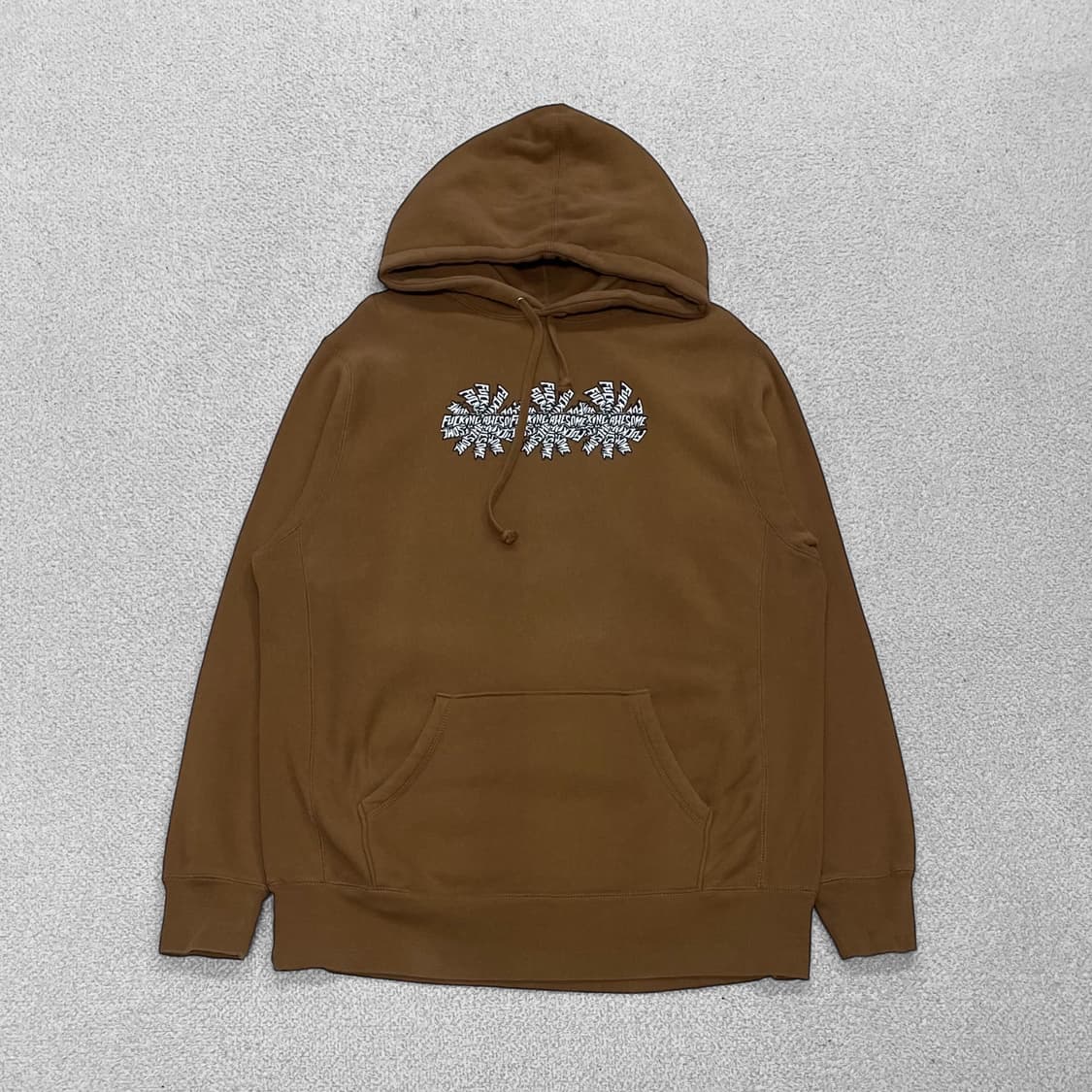 퍼킹어썸 인디아 보이 후드티 브라운 상품이미지2