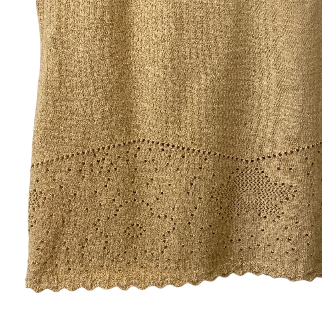 울 폴라 반팔 니트 상품이미지7