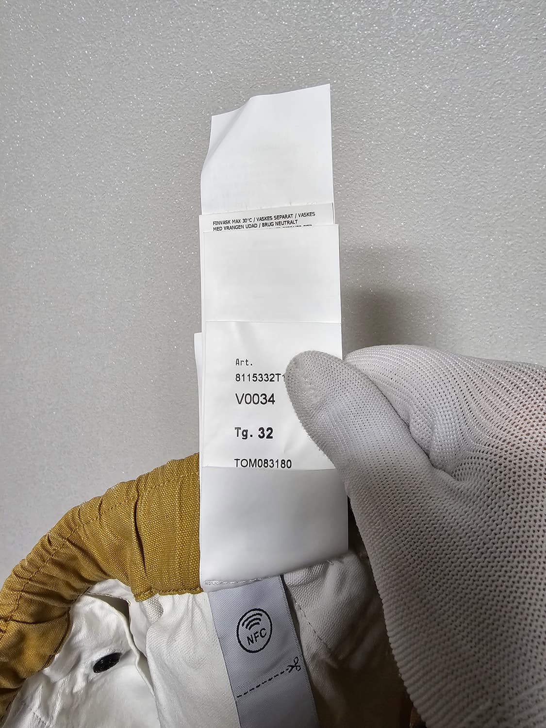 스톤아일랜드 파나마 리사이클드 옥사이드 플레이팅 카고 팬츠 (새상품) 상품이미지6