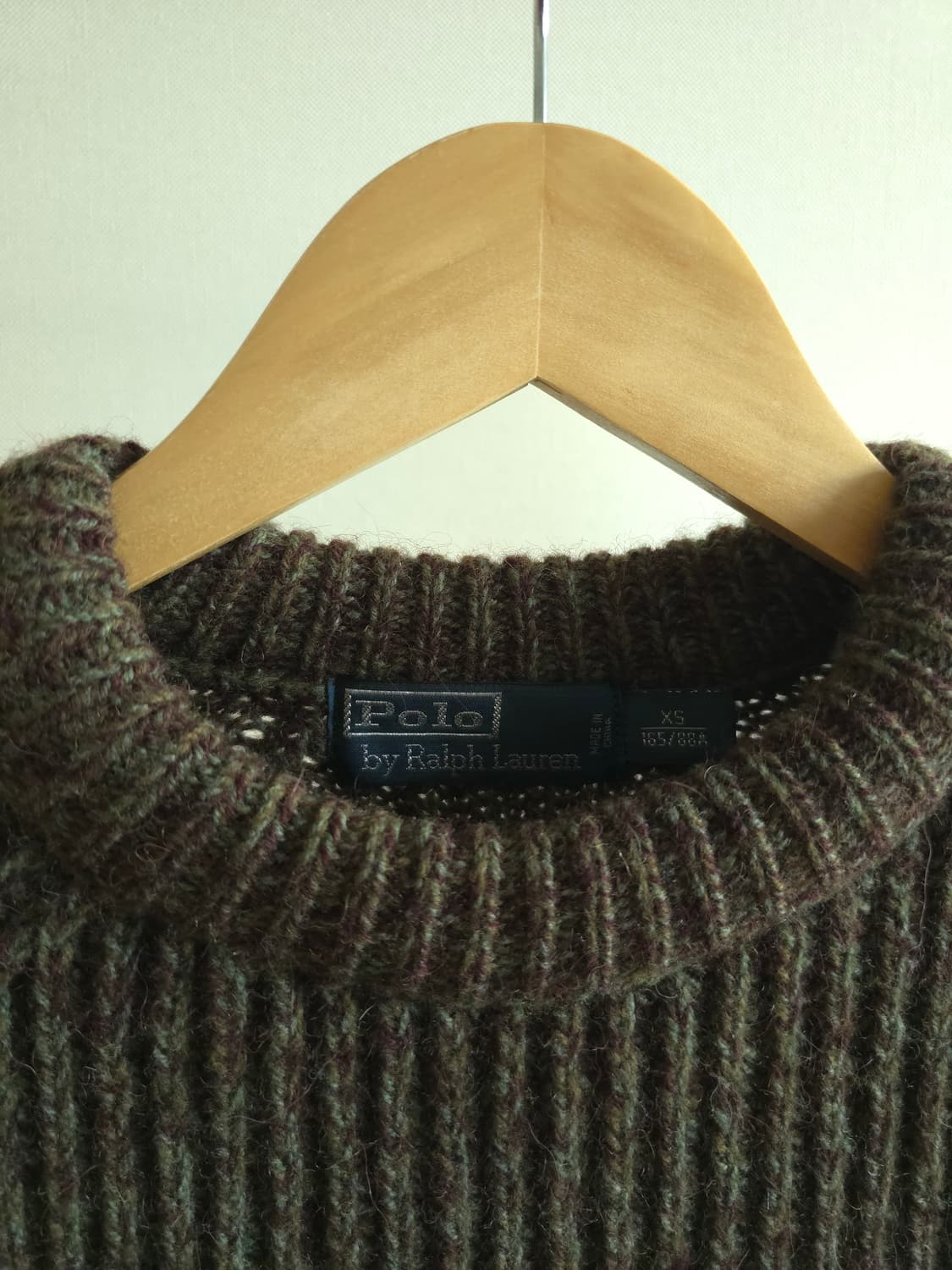 Polo Ralph Lauren 스웨이드패치  헤비울 니트 상품이미지2