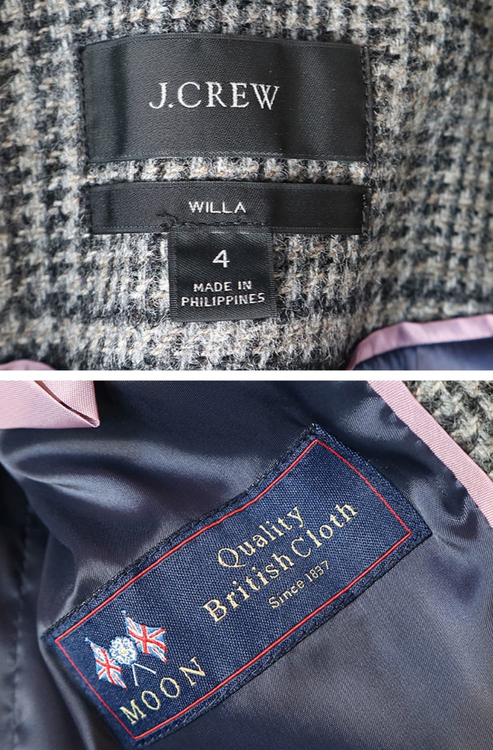  J.CRWE 제이크루 영국산 MOON 트위드 울100% 원버튼
자켓 상품이미지8